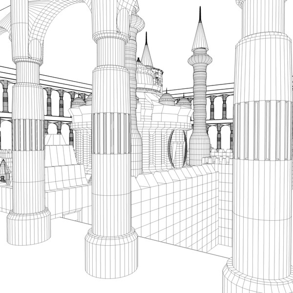 magical palace 3d c4d - Magic Palace... by KeremGogus