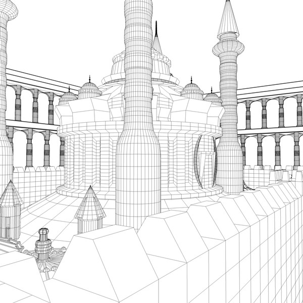 magical palace 3d c4d - Magic Palace... by KeremGogus