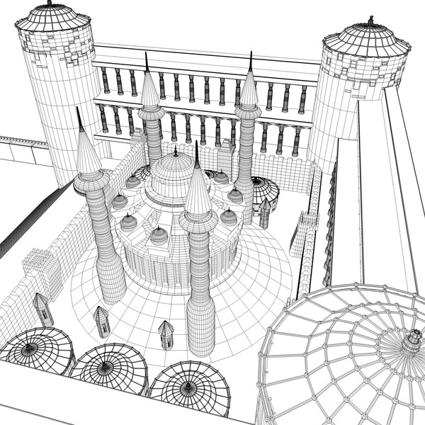 magical palace 3d c4d - Magic Palace... by KeremGogus