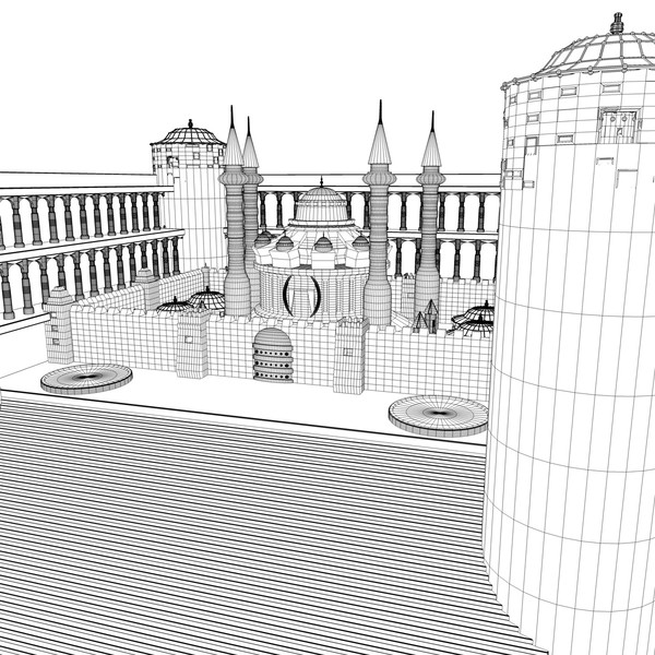 magical palace 3d c4d - Magic Palace... by KeremGogus