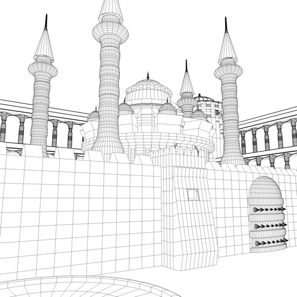 magical palace 3d c4d - Magic Palace... by KeremGogus