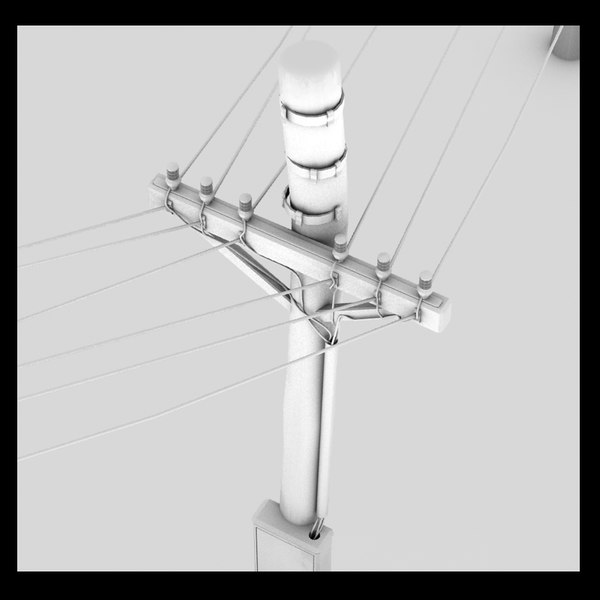 3d model power line - power line... by Litarvan