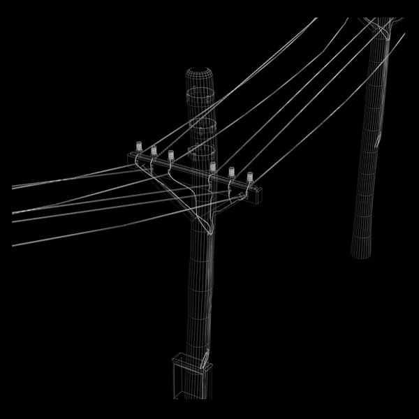 3d model power line - power line... by Litarvan