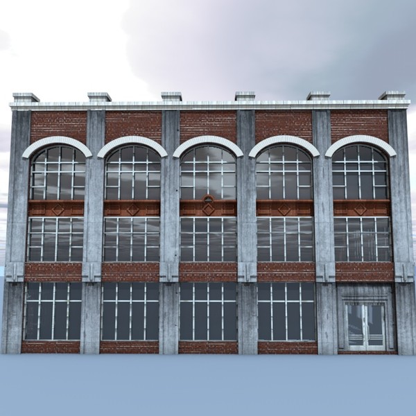 old building 3d model - 05BuildingO by ERLHN