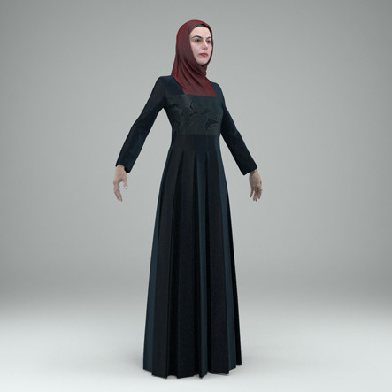 body rigged skin 3d max - ArWom0002-HD2-CS by axyzdesign