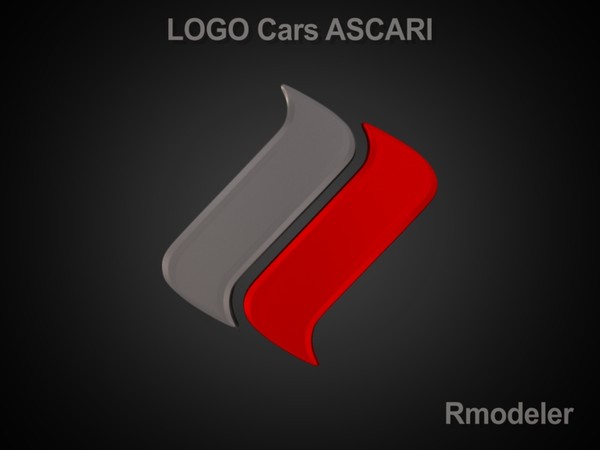 3d ascari cars - Ascari 3d Logo by Serega Rozhnov