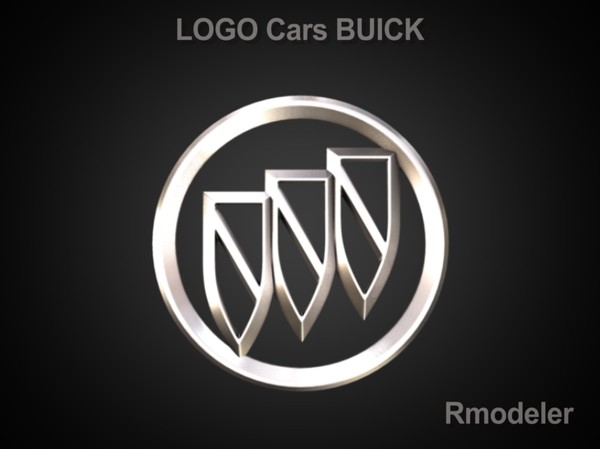 logo buick 3d obj - Buick 3d Logo by Serega Rozhnov