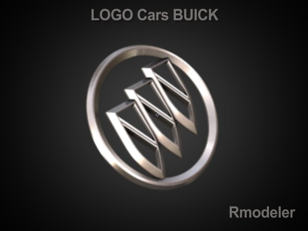 logo buick 3d obj - Buick 3d Logo by Serega Rozhnov