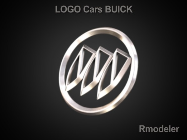 logo buick 3d obj - Buick 3d Logo by Serega Rozhnov