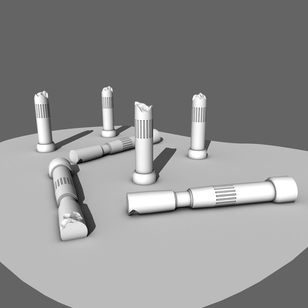 ruined columns 3d model - Ruin Columns by KeremGogus