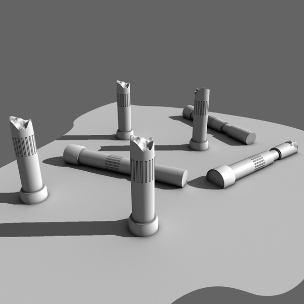 ruined columns 3d model - Ruin Columns by KeremGogus