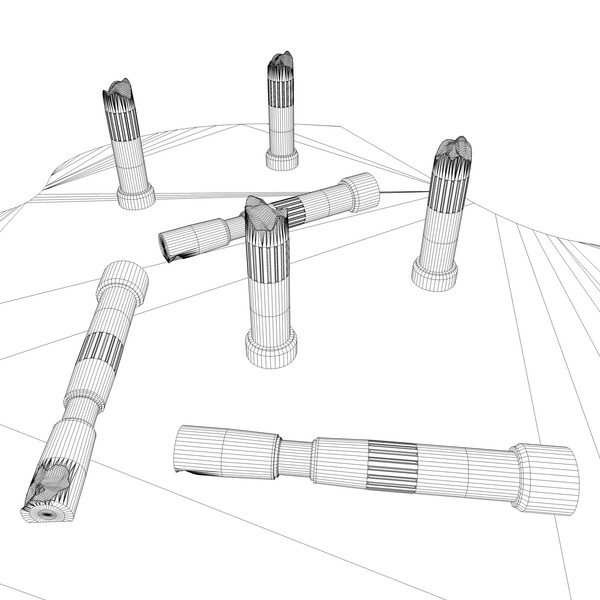 ruined columns 3d model - Ruin Columns by KeremGogus
