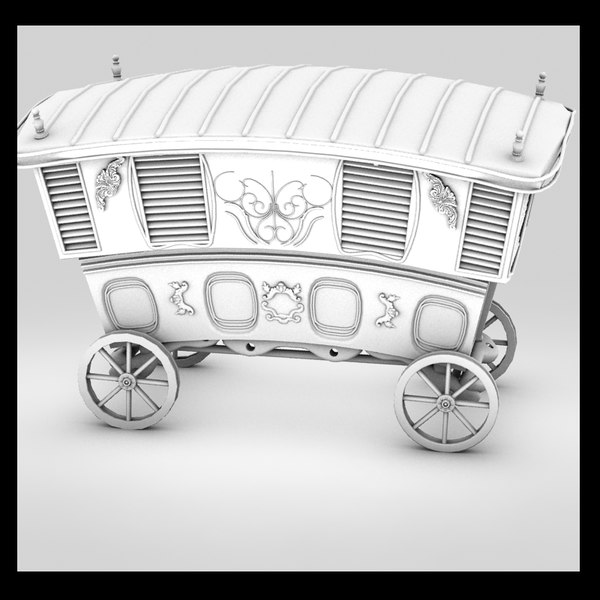 3d caravan van car model - Caravan textured by Litarvan