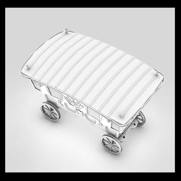 3d caravan van car model - Caravan textured by Litarvan