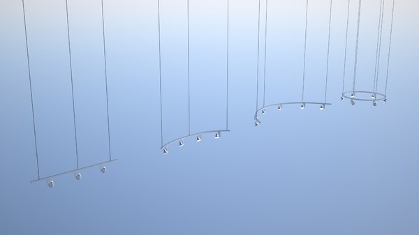 3d model track lighting - Track Lighting by CTA AE