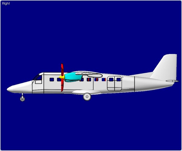 dwg do-228 ng assembly - Do-228 NG Aircraft Assembly Model by RodgerSaintJohn