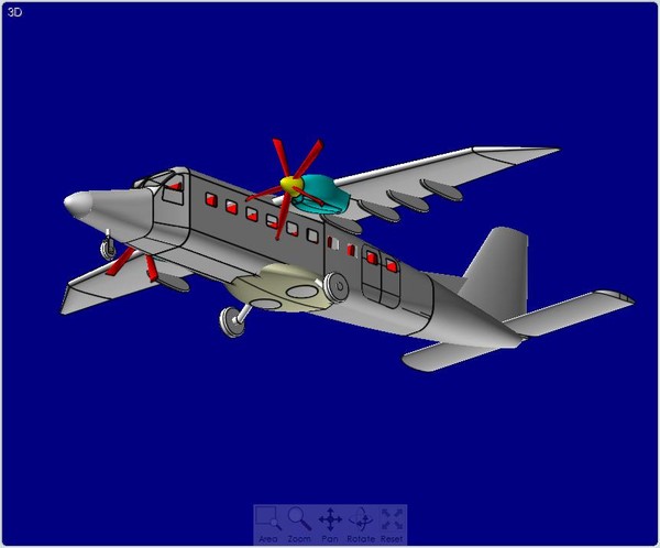dwg do-228 ng assembly - Do-228 NG Aircraft Assembly Model by RodgerSaintJohn