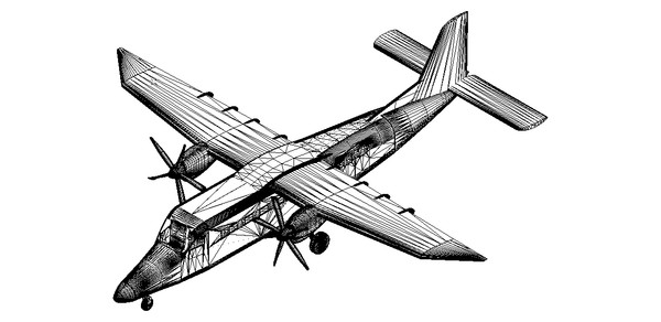 dwg do-228 ng assembly - Do-228 NG Aircraft Assembly Model by RodgerSaintJohn