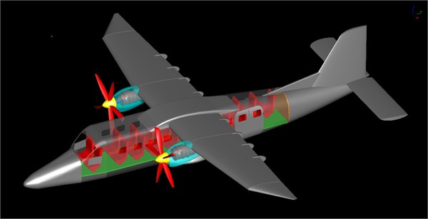 dwg do-228 ng assembly - Do-228 NG Aircraft Assembly Model by RodgerSaintJohn