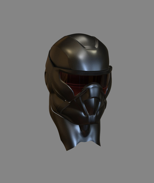 3d model human helmet - Helmet by dentonvanzan