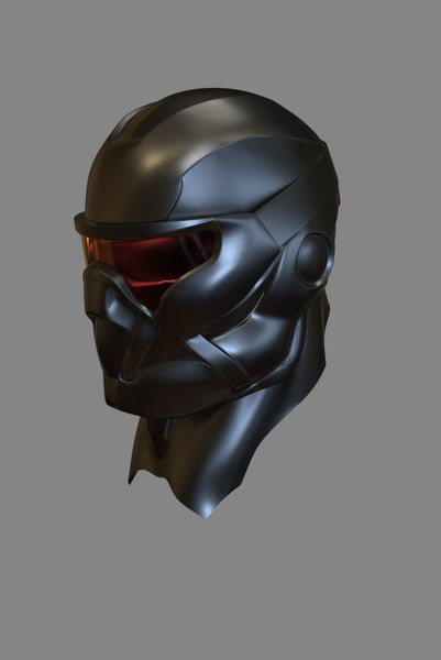 3d model human helmet - Helmet by dentonvanzan