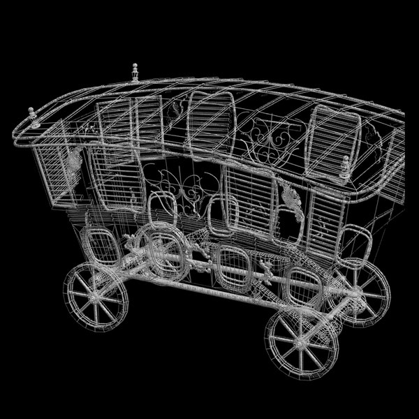 3d caravan van car model - Caravan textured by Litarvan