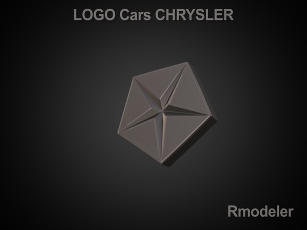 maya logo chrysler - Chrysler 3d Logo by Serega Rozhnov