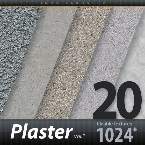 Wall Plaster Textures 1024x1024 vol.1