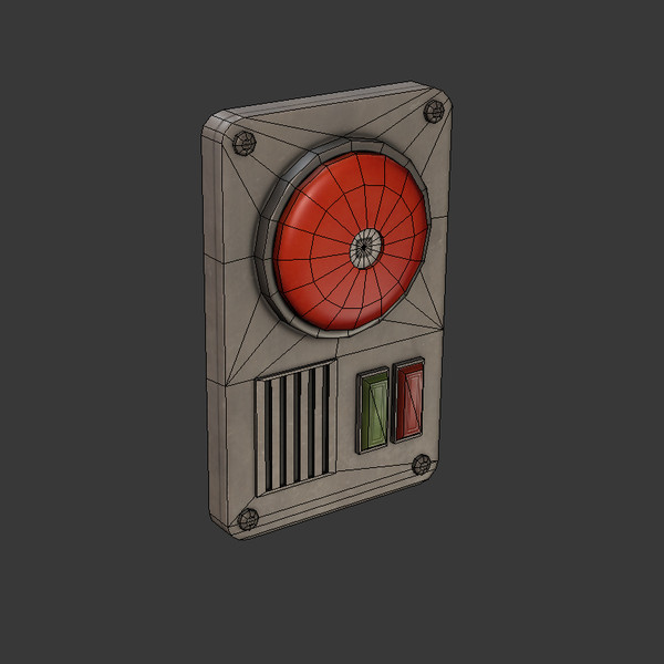 security alarm 3d max - Security Alarm by Luchador