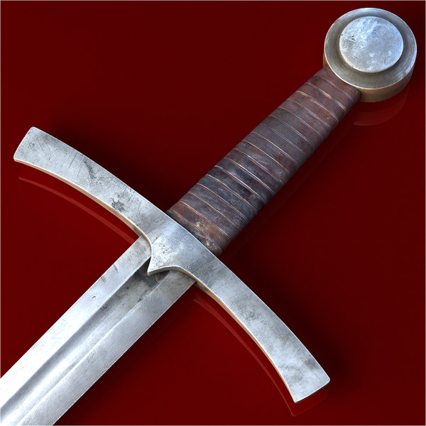 medieval sword 3d 3ds - Medieval Sword... by illusionist3d