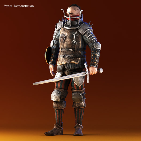 medieval sword 3d 3ds - Medieval Sword... by illusionist3d