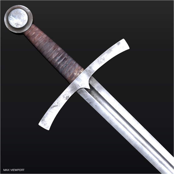 medieval sword 3d 3ds - Medieval Sword... by illusionist3d