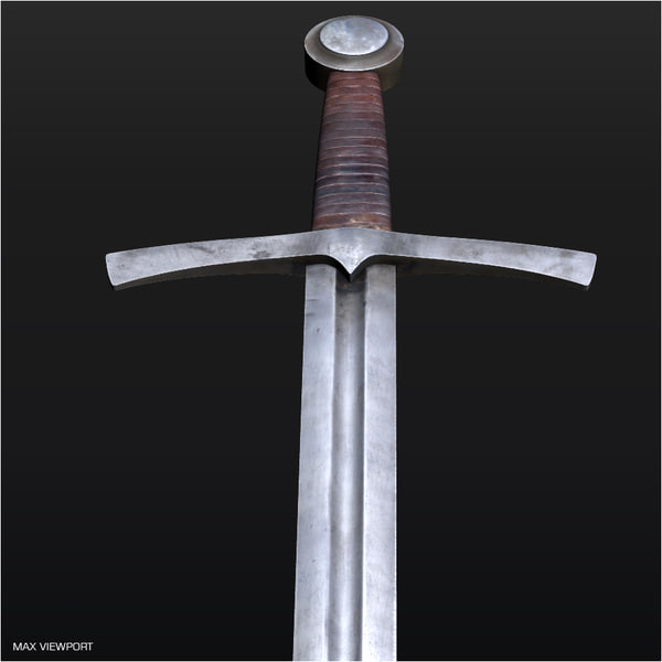 medieval sword 3d 3ds - Medieval Sword... by illusionist3d