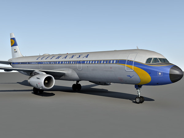 airbus a321 lufthansa max - Airbus A321 Lufthansa Retro by Eric.Levi