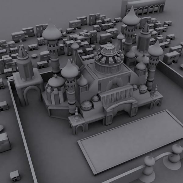3d model palace - Dream Palace by KeremGogus