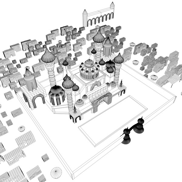 3d model palace - Dream Palace by KeremGogus
