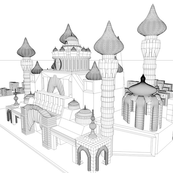3d model palace - Dream Palace by KeremGogus