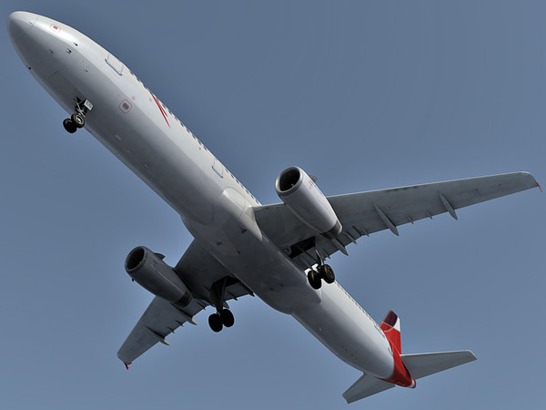 airbus a321 airlines 3d max - Airbus A321 Taca Airlines by Eric.Levi