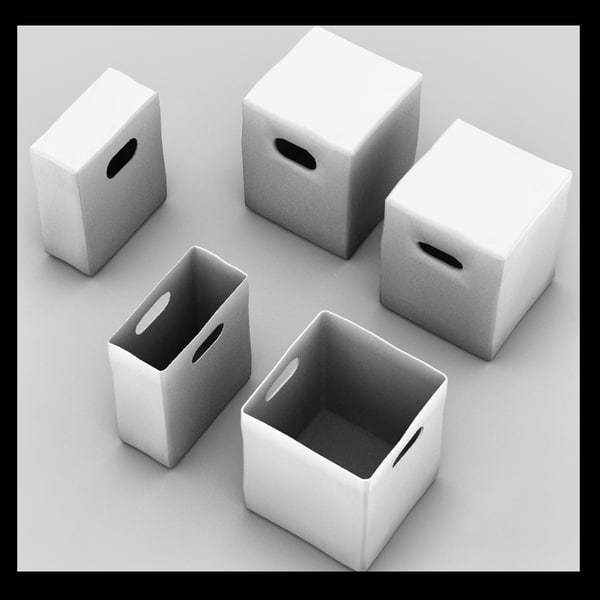 3d paper box model - paper box by Litarvan