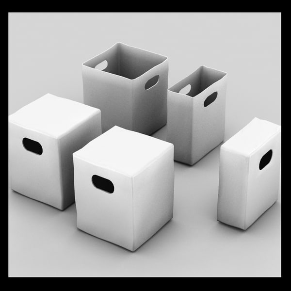 3d paper box model - paper box by Litarvan
