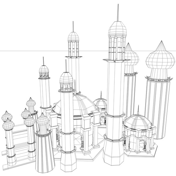 3d stylish palace model - Stylish Palace II by KeremGogus