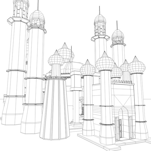 3d stylish palace model - Stylish Palace II by KeremGogus
