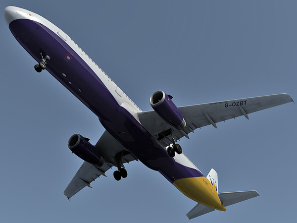 3ds airbus a321 airlines - Airbus A321 Monarch Airlines by Eric.Levi