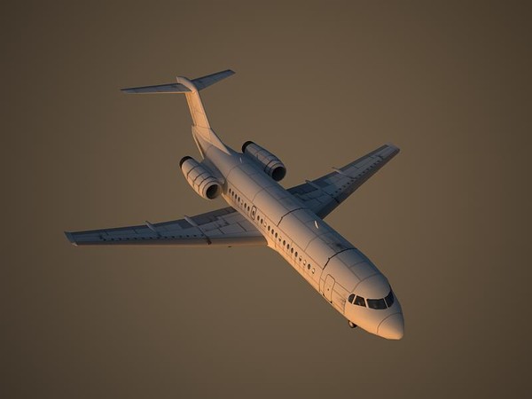 fokker f-70 70 3d model - Fokker F-70 by Alexander Miller