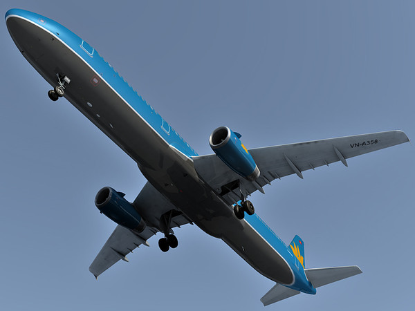 3ds max airbus a321 airlines - Airbus A321 Vietnam Airlines by Eric.Levi