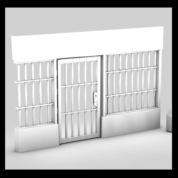 prison door 3d max - Prison door... by Litarvan