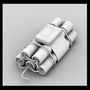 3d dynamite bomb weapon model