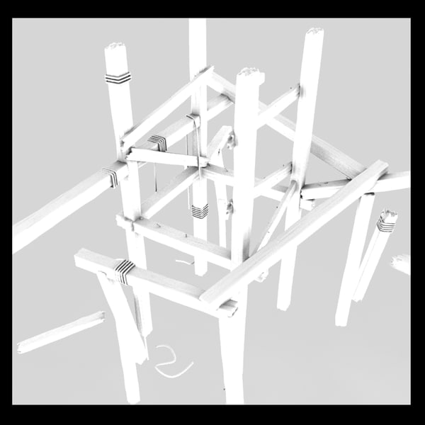 wooden beam construction max - wooden beams constructions by Litarvan