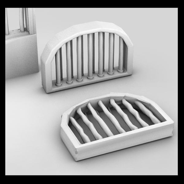prison door 3d max - Prison door... by Litarvan
