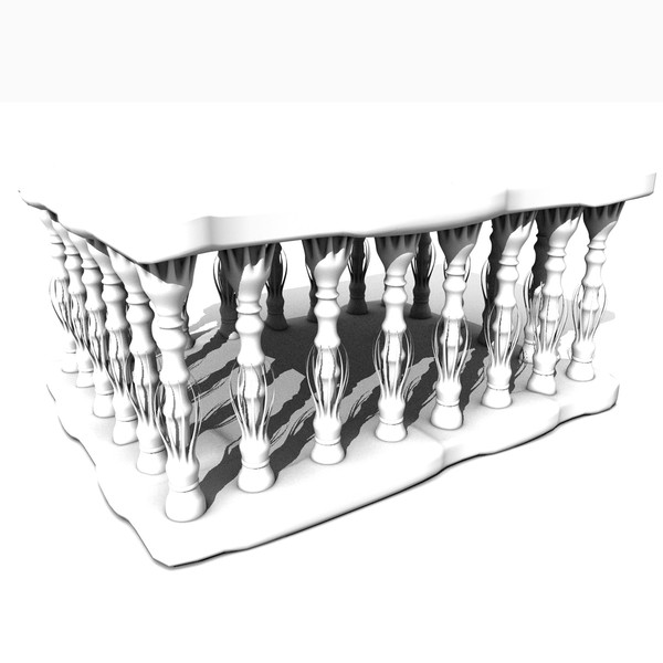 columns underwater ruins 3d 3ds - Underwater Temple by KeremGogus